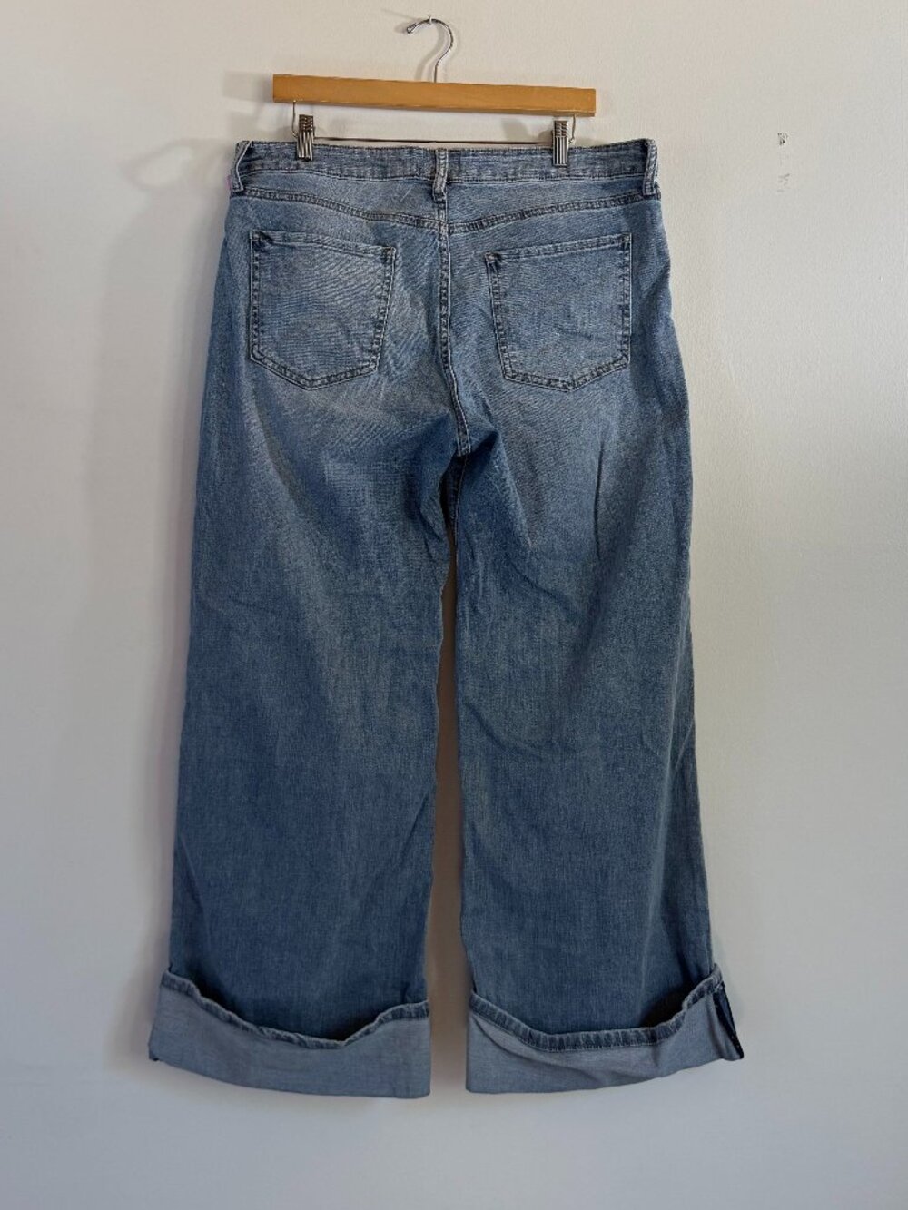 Kut From the Kloth Meg Fab Ab Wide Leg High Rise Jeans Size 14 - Picture 4 of 6